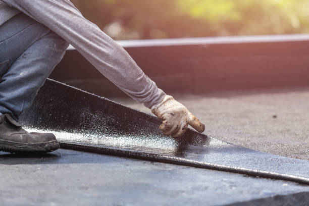 Professional Exterior Waterproofing technician working in Neenah, WI